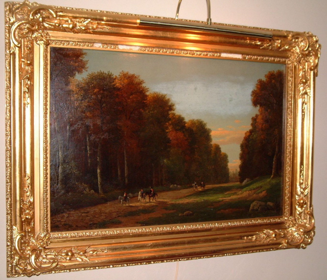 Cranch landscape in frame