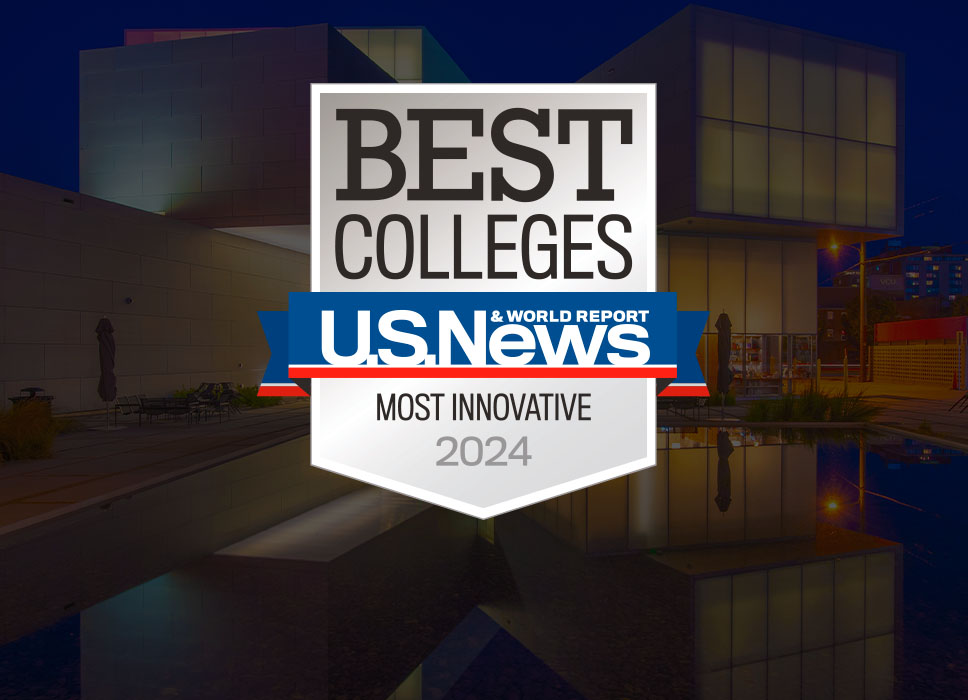 U.S News and World Report - Most Innovative colleges ranking badge